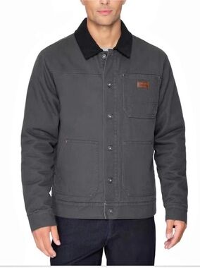 Can-Am Men'Small Camo-Lined Work Jacket Size Small NWT